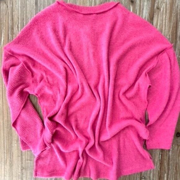 Zenana Quarter Length Pink Sweater (S) - Picture 5 of 5